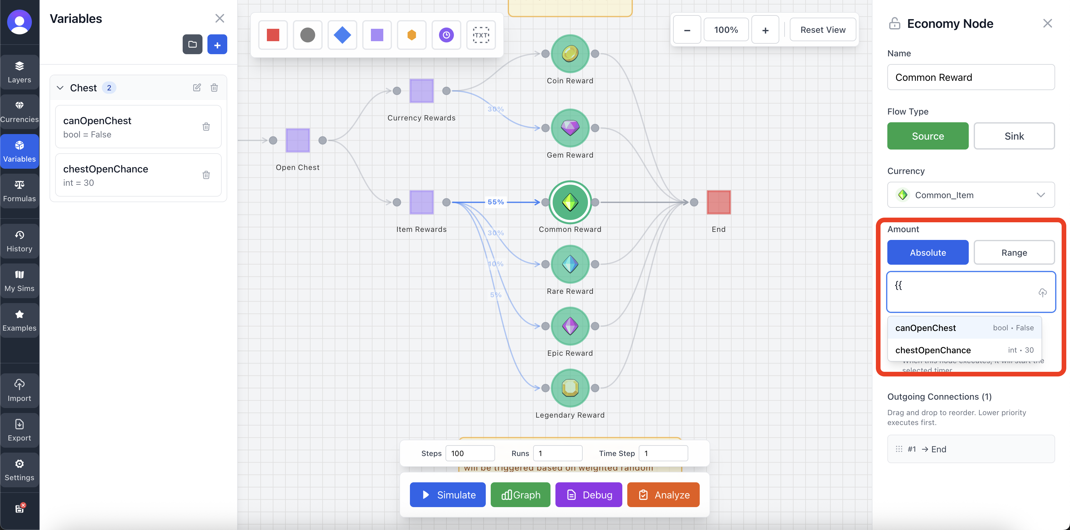 Variable Input Fields